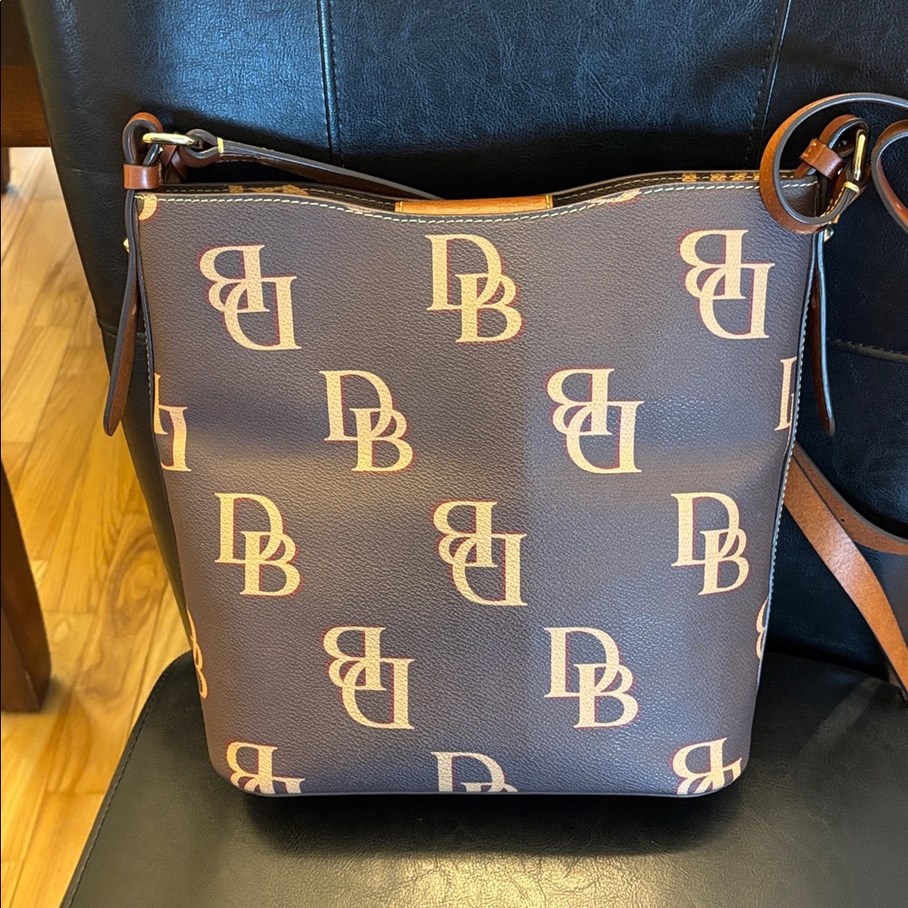 Dooney & Bourke Monogram Brown Tomorrow Ridley Crossbody Bag - Picture 5 of 5